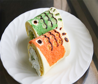 Koinobori Roll Cake